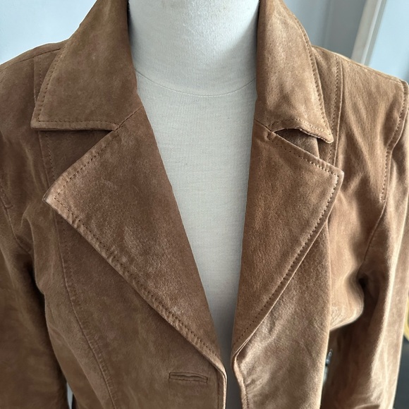 Perfect Vintage Brown Suede Jacket - Picture 4 of 8